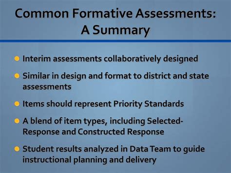 Ppt Common Formative Assessments Powerpoint Presentation Free Download Id 5330068