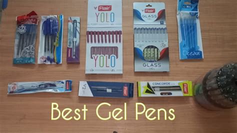 Best Gel Pens In India Under Rs 20 Review And Unboxing YouTube