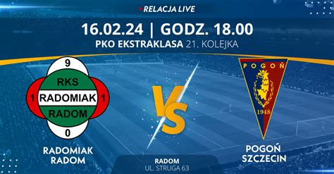 Radomiak Radom Pogo Szczecin Relacja Live