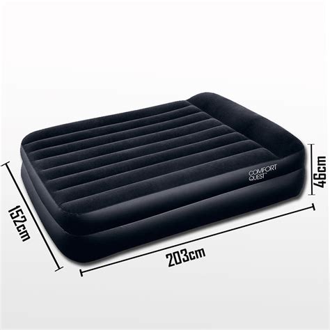 Bestway Comfort Quest Premium Inflatable Queen Air Bed Mattress Built