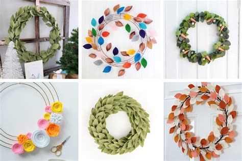 25+ DIY Felt Wreath Ideas — Gathering Beauty