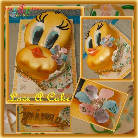 Tweety Bird-themed Birthday Cake - Decorated Cake by - CakesDecor