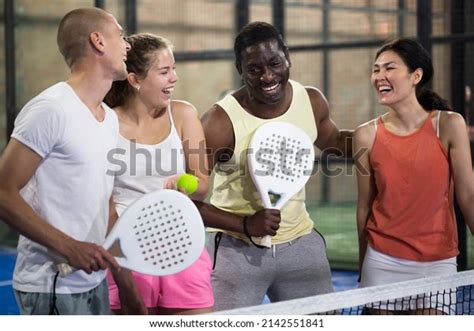 Group Portrait Team Padel Players Standing Stock Photo 2142551841 | Shutterstock