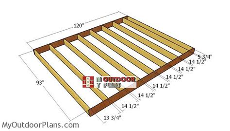 10x8 Shed - Free DIY Plans | MyOutdoorPlans