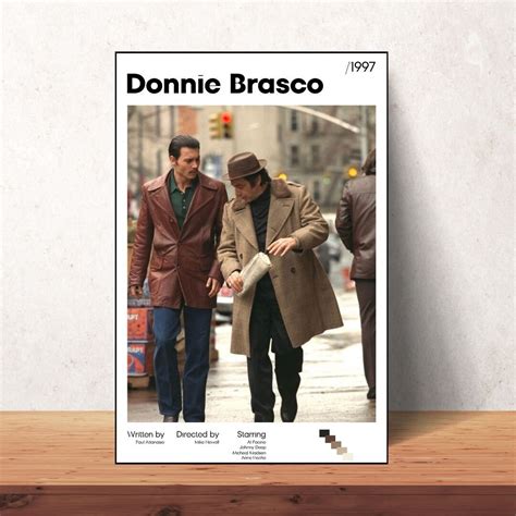 DONNIE BRASCO Movie Poster, Donnie Brasco Poster Print, Donnie Brasco ...