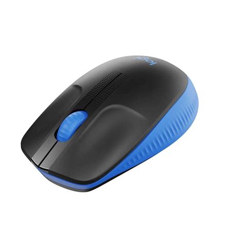 Logitech M190 Full Size Curve Wireless Mouse Blue Easetec