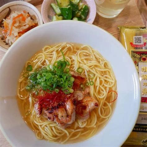 揖保乃糸の中華麺でチキン醤油ラーメン私のごはん By はなさん レシピブログ 料理ブログのレシピ満載！