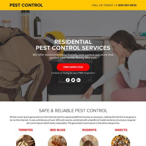 8 Pest Control Landing Pages For Boosting Your Conversions