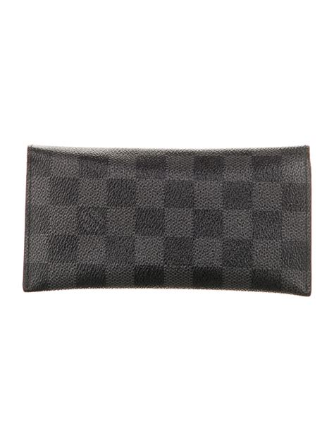 Louis Vuitton Damier Graphite Pattern Coated Canvas Bifold Wallet Black Wallets Accessories