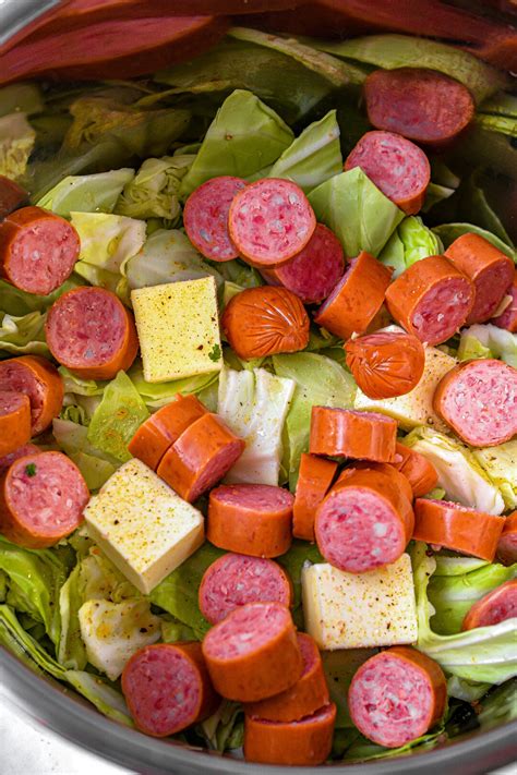 Instant Pot Cabbage Sausage And Potato Soup Sweet Peas Kitchen