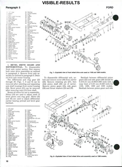 Ford 1510 Tractor Service Repair Manual