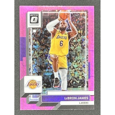 LeBron James 2022 23 Donruss Optic Hyper Pink 116 Pristine Auction