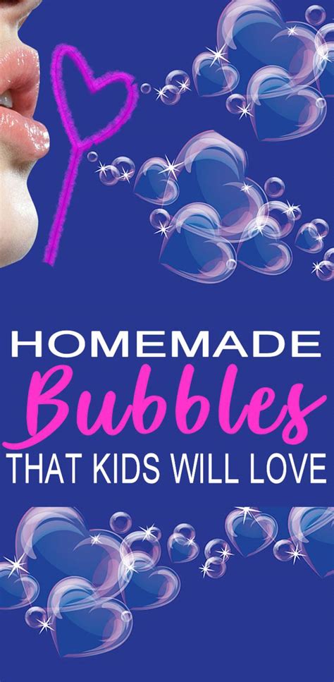 2 Ingredient Diy Bubbles Homemade Bubble Recipe For Kids Easy