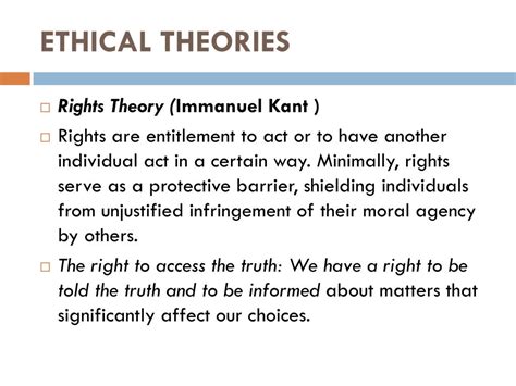 Ppt Theories About Right Action Ethical Theories Powerpoint