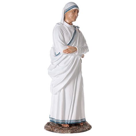 Statue M Re Teresa De Calcutta Bras Crois S Cm Fibre De Verre