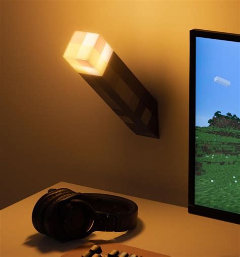 Minecraft Torch Wall Light