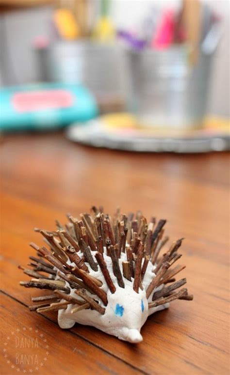 Clay Echidna Danya Banya Clay Crafts For Kids Animal Crafts For