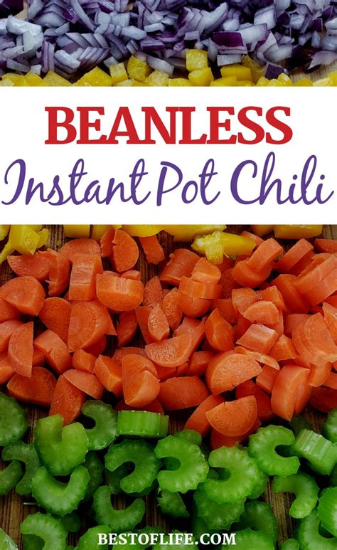 Beanless Instant Pot Chili Recipe - The Best of Life