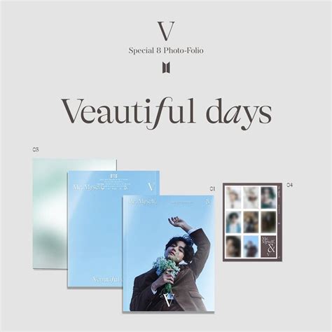 Cheap V BTS Special 8 Photo Folio Me Myself And V Veautiful Days