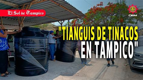 Locura Por Conseguir Un Tinaco En Tampico Llegan Hasta Vendedores De