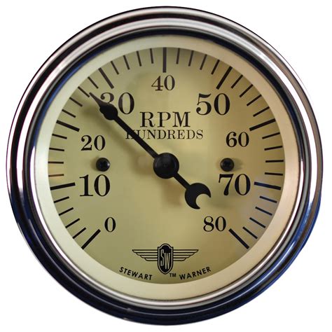 Bg Stewart Warner Tachometer Electrical Wings Series Rpm