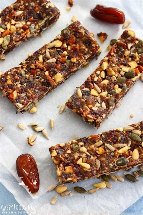 No Bake Energy Bars Recipe Happy Foods Tube