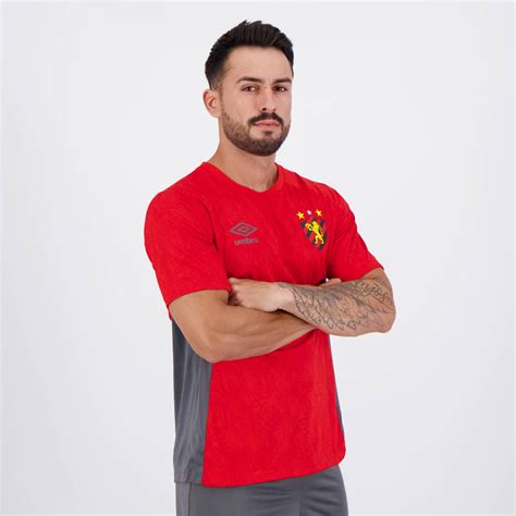 Camisa Umbro Sport Recife Treino Vermelha Futfanatics