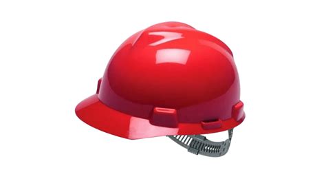 V Gard Msa Safety Helmet Red Kooheji Industrial Safety