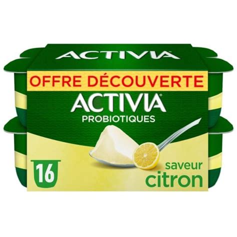 Yaourt Citron Bifidus Activia Les Pots De G Prix Carrefour