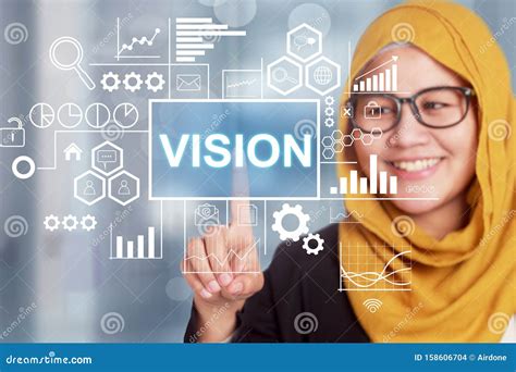 Vision, Motivational Words Quotes Concept Stock Photo - Image of values ...