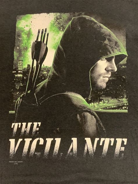 Dc Vigilante Green Arrow Tv Show Womens Black T Shir Gem