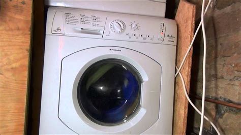 Hotpoint Futura Hf8b593 Washing Machine Rinse And Spin Only Youtube