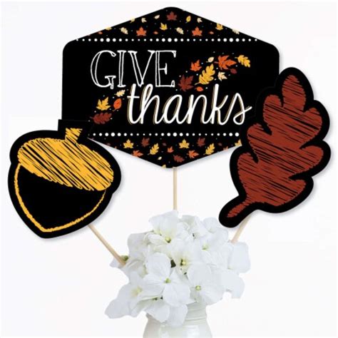 Big Dot Of Happiness Give Thanks Thanksgiving Party Centerpiece