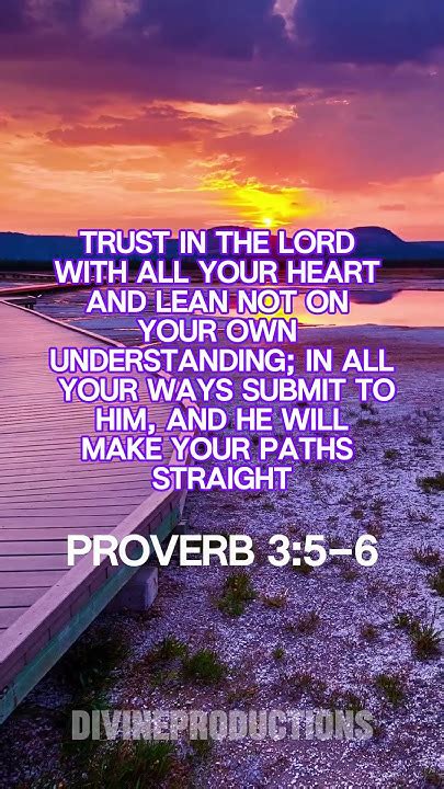 Proverbs 3 5 6 Youtube