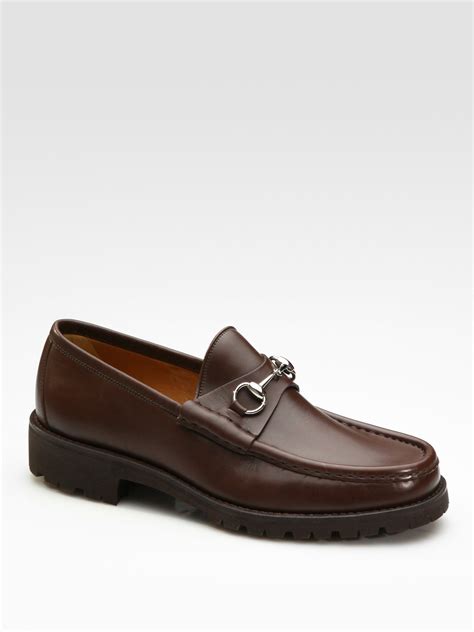 Gucci Loafer In Black For Men Brown Lyst