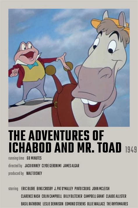 The Adventures of Ichabod and Mr. Toad | Mr toad, Toad, Disney cartoons