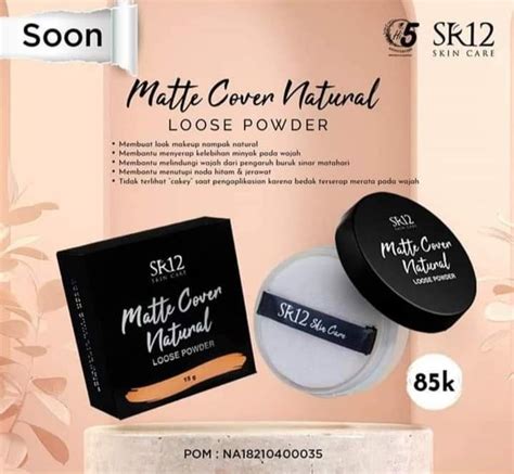 Matte Cover Natural Loose Powder Sr Face Powder Bedak Tabur With