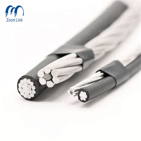 Duplex Triplex Quaplex Aerial Bundle Cable For Overhead Line Aluminum