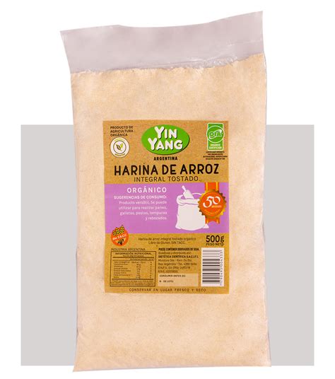 Harina De Arroz Integral Tostado Org Nico Yin Yang Argentina