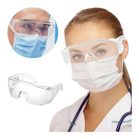 Gafas Lente Goggle De Seguridad Medica Protector Uso Rudo Meses Sin