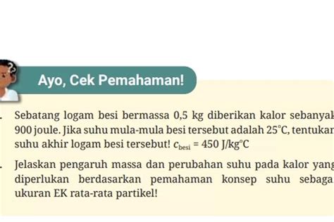 AYO CEK PEMAHAMAN Kunci Jawaban Fisika Kelas 11 Halaman 158 Sebatang