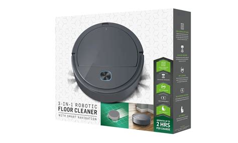 3-In-1 Robotic Floor Cleaner with Smart Navigation | Groupon