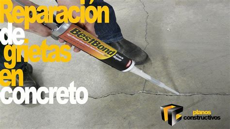 Como Reparar Grietas En El Concreto Youtube