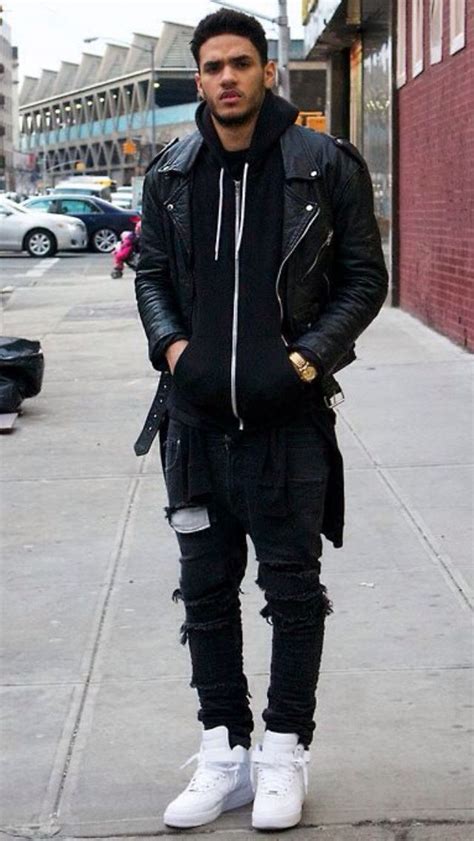 Black Men Street Fashion Black Men Fashion Hipster Mens Fashion