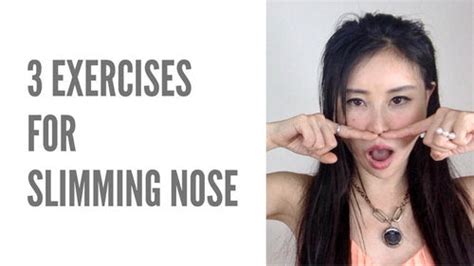 3 Exercises For Slimming Nose Koko Face Yoga