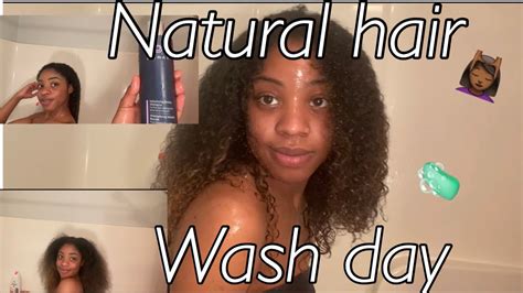 Natural Curly Hair Wash Day Routine Youtube