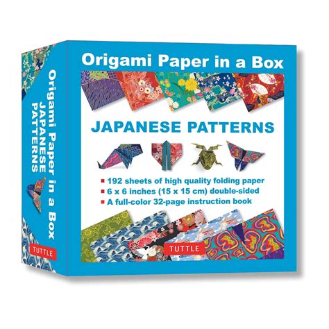 Amazon Origami Paper In A Box Japanese Patterns Sheets Of