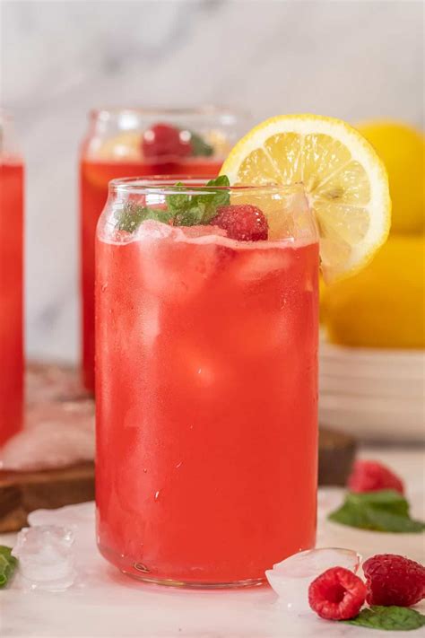 Simple Raspberry Lemonade Valentinas Corner Raspberry Juice