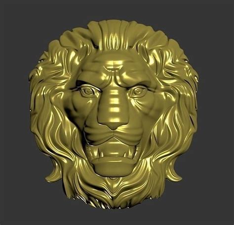 Lion Head 3D Model 3D Printable CGTrader