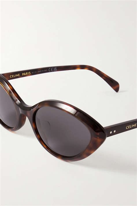 Celine Eyewear Cat Eye Tortoiseshell Acetate Sunglasses Net A Porter